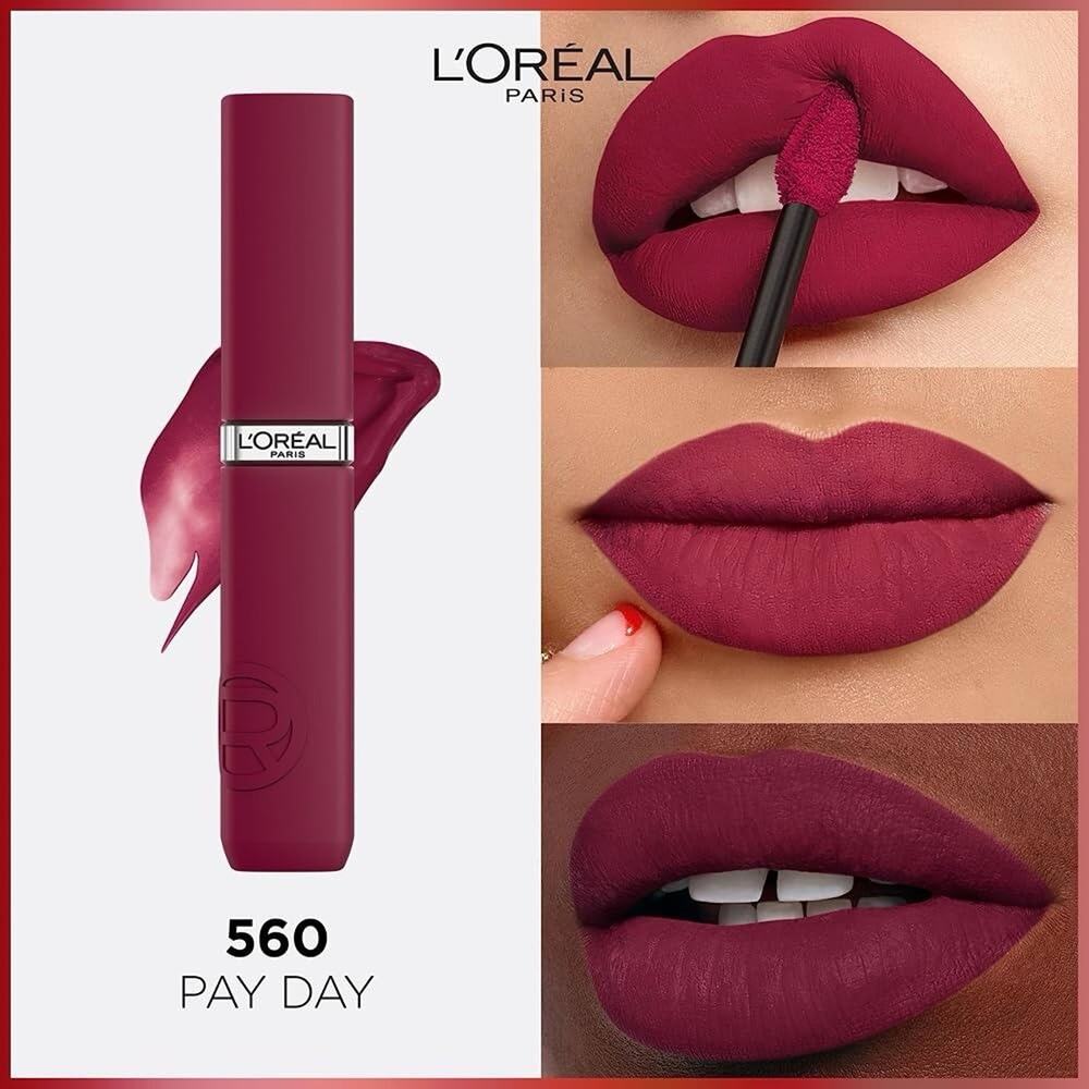 Loreal~Infallible Matte Resistance Liquid Lipstick~#560 Pay Day~0.16oz~NEW